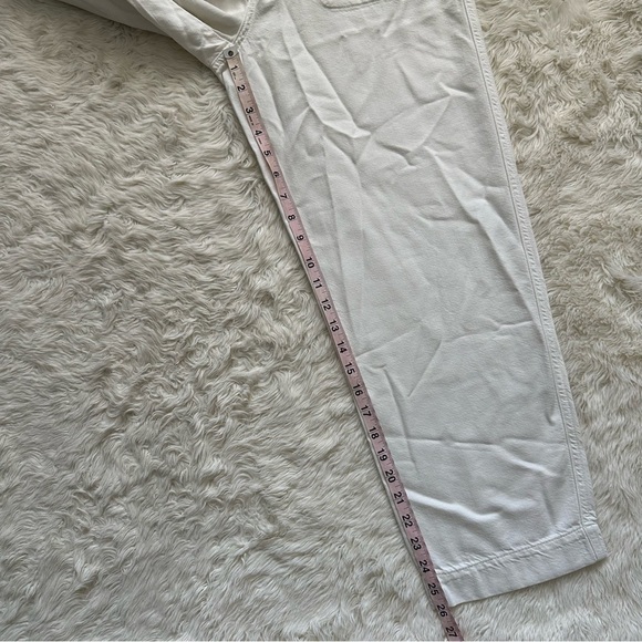Madewell Jumpsuit Utility Coveralls Denim Cotton Blend Vintage Ivory S NWT New - Picture 13 of 13